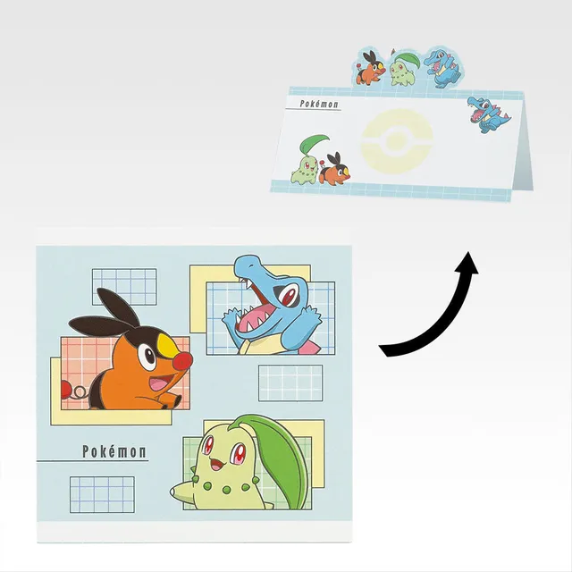 kameco-memoblock-pokemon-let-s-go-for-a-walk-kuji-10x10cm image 1