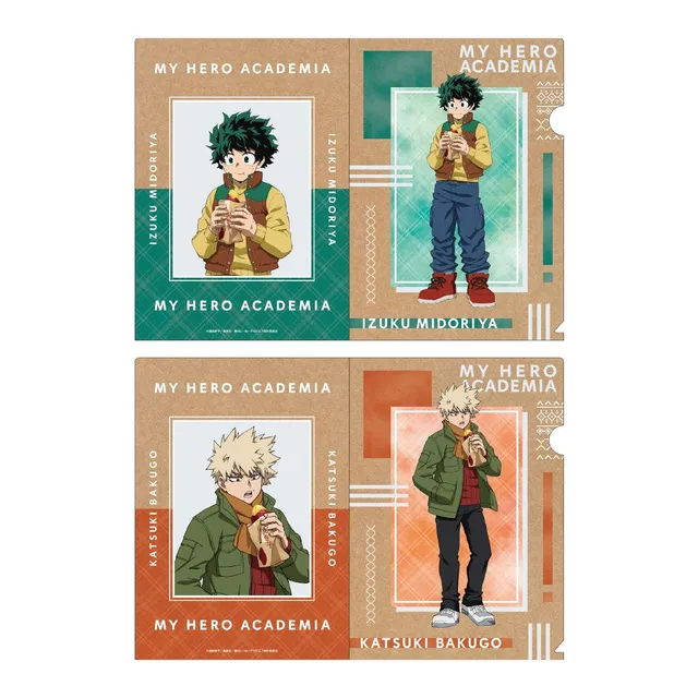 kameco-mha-clearfile-set-midoriya-bakugo-a4-sweet-potato image 1