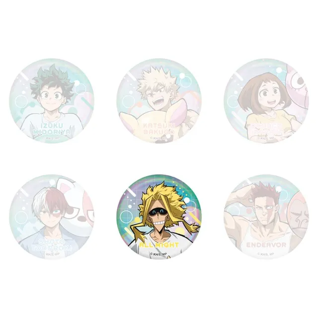 kameco-buttons-my-hero-academia-all-might-button-animal-beach-ball-5-6cm image 1