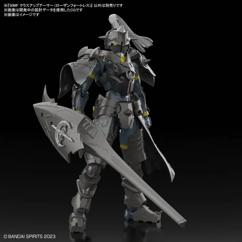 bandai-30mf-class-up-armor-rosan-fortress-modellbausatz image 2