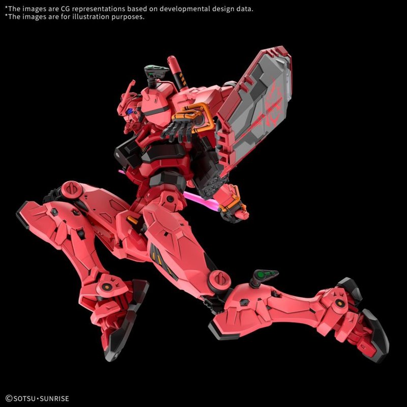 bandai-gundam-1-144-hggq-04-red-gundam-modellbausatz image 3