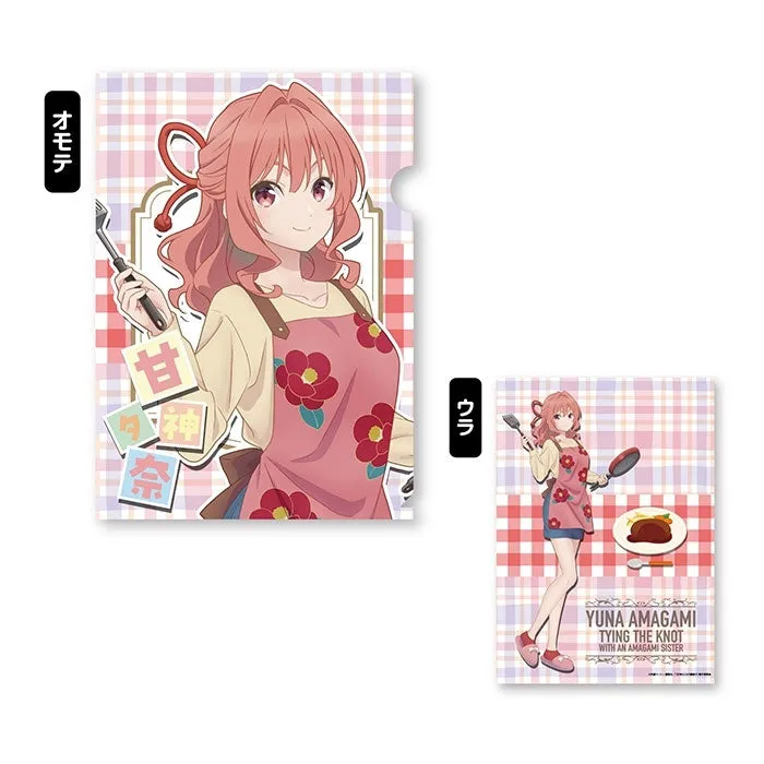 kameco-amagami-yuna-clearfile-floral-apron-din-a4-pp image 1