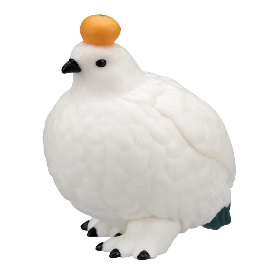 mochi-ni-maru-tierfigur-schneehuhn-raicho-gashapon-3-5-cm image 1