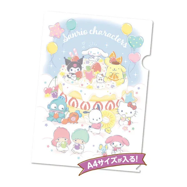 kameco-clearfile-sanrio-characters-clearfile-cake-a4 image 1