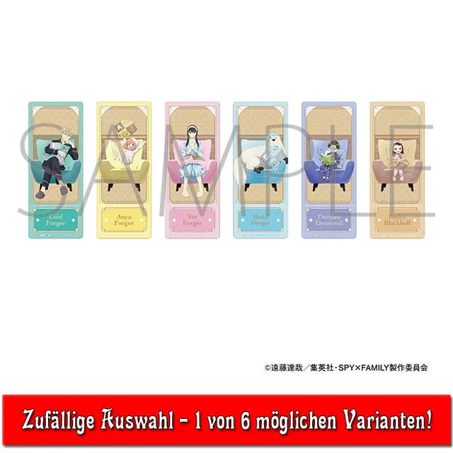 spy-x-family-clear-bookmark-lesezeichen-blindbag-anya-co image 1