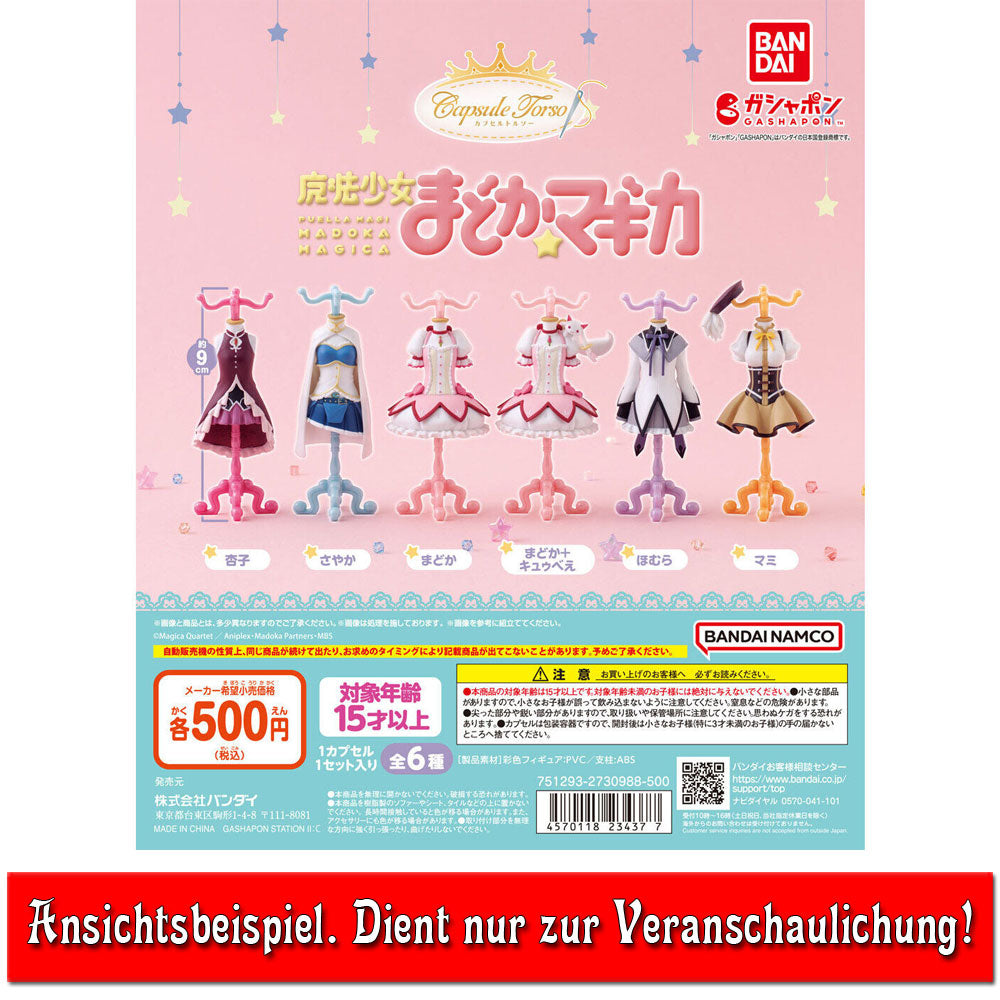 kameco-figur-madoka-magica-kyoko-uniform-capsule-torso-gashapon-9cm image 2