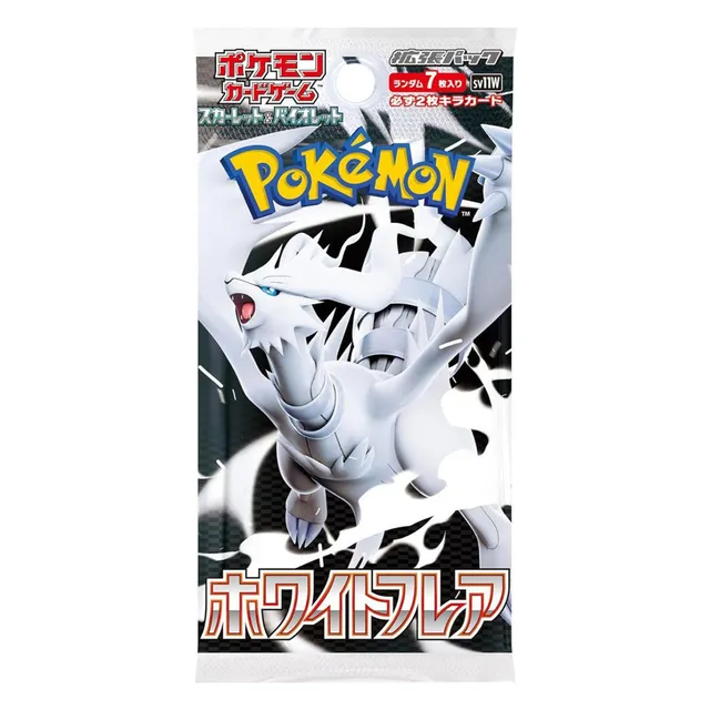 pokemon-scarlet-violet-white-flare-tcg-booster-sv11w-jp image 1
