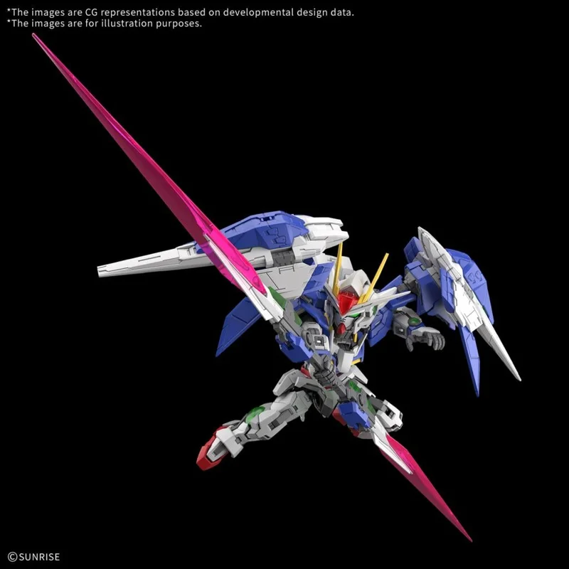 bandai-gundam-mgsd-00-raiser-modellbausatz-master-grade-sd image 6