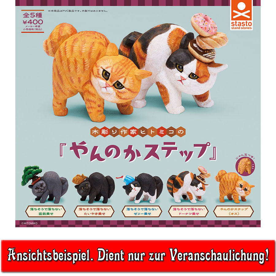kameco-yan-no-ka-step-katzenfigur-bonsai-gashapon-6-cm image 2