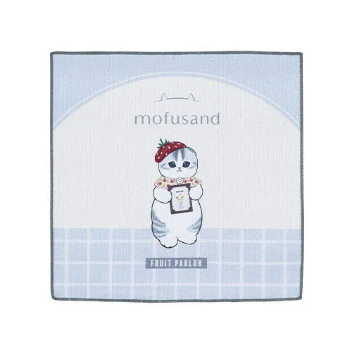 mofusand-fruit-parlor-strawberry-handtuch-30x30-cm-polyester image 1