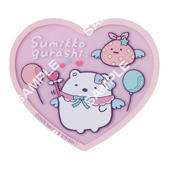 kameco-untersetzer-sumikkogurashi-shirokuma-furoshiki-10-cm image 1