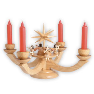blank-adventsleuchter-faltenrockengel-kerzenhalter-holz-handgefertigt image 4