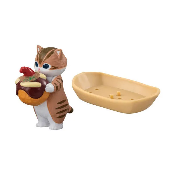 bandai-mofusand-takoyaki-nyan-gashapon-figur-braun-4cm image 1