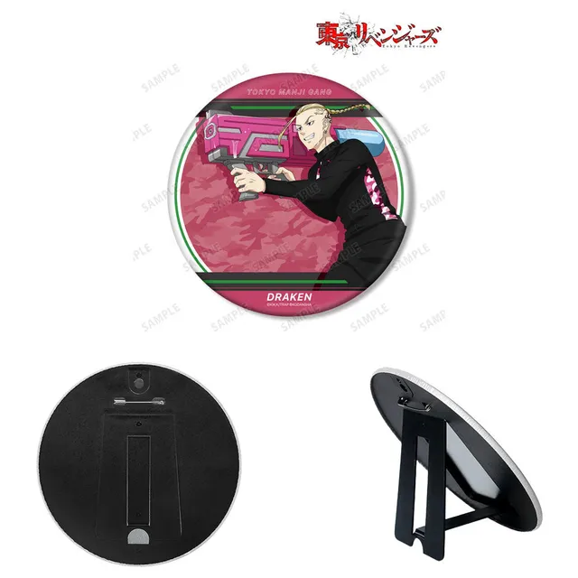 kameco-tokyo-revengers-draken-xxl-aufstell-button-15-cm image 1