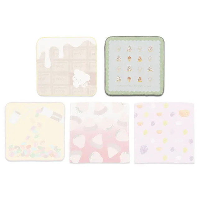 bandai-meiji-my-sweet-taste-handtuch-25x25-cm-baumwolle image 1