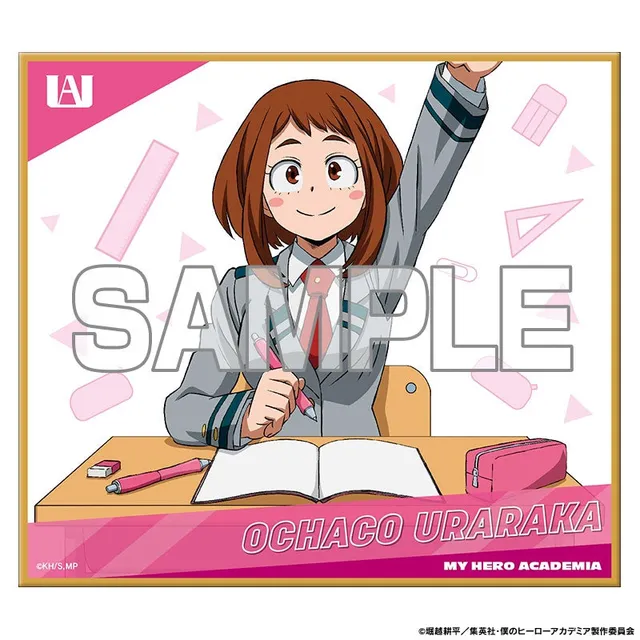 kameco-shikishis-my-hero-academia-ochaco-shikishi-study-version-papier image 1
