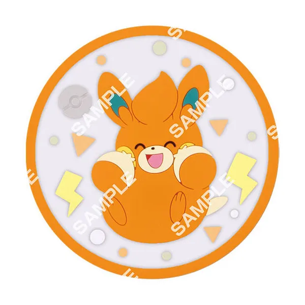 kameco-pokemon-pamo-untersetzer-paldea-10cm-flat-gashapon image 1
