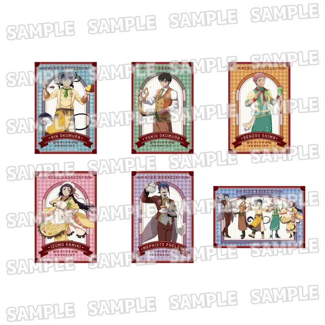 kameco-blue-exorcist-illustrationskarten-set-6-postkarten image 1