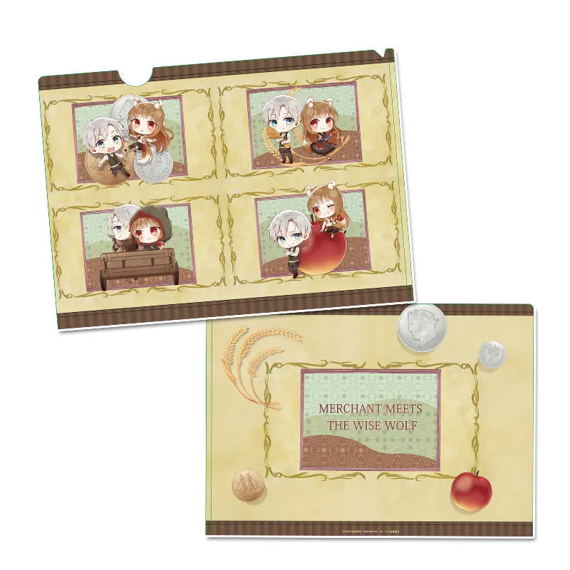 kameco-spice-and-wolf-holo-clearfile-din-a4-puchichoko-chibi image 1