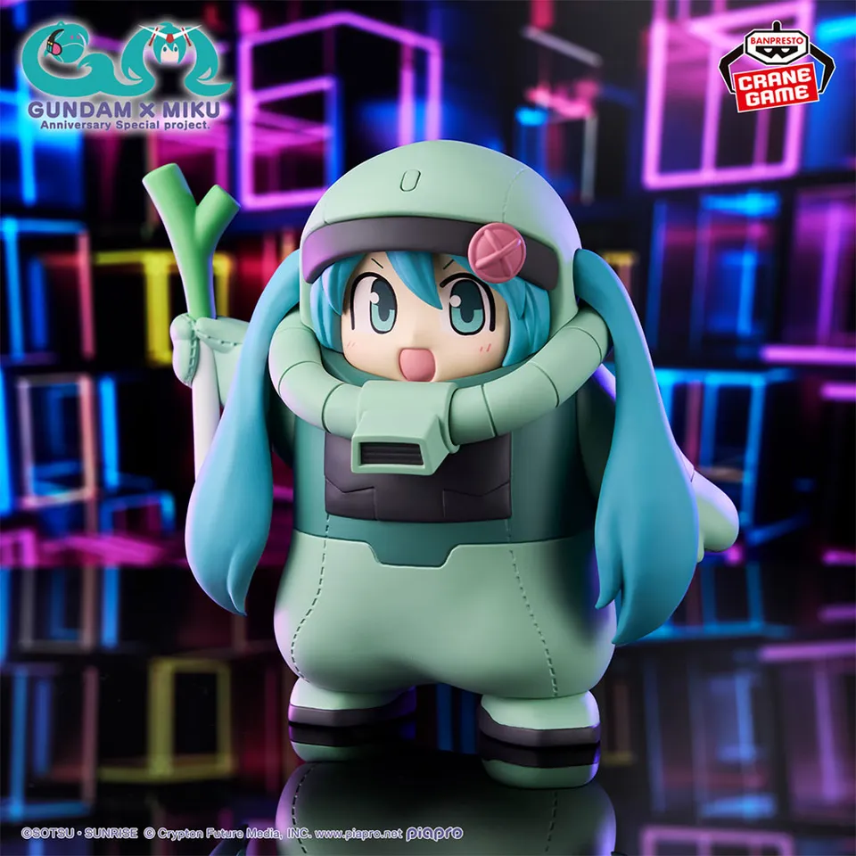 kameco-figuren-gundam-45th-miku-zakugurumi-figur-15cm image 1