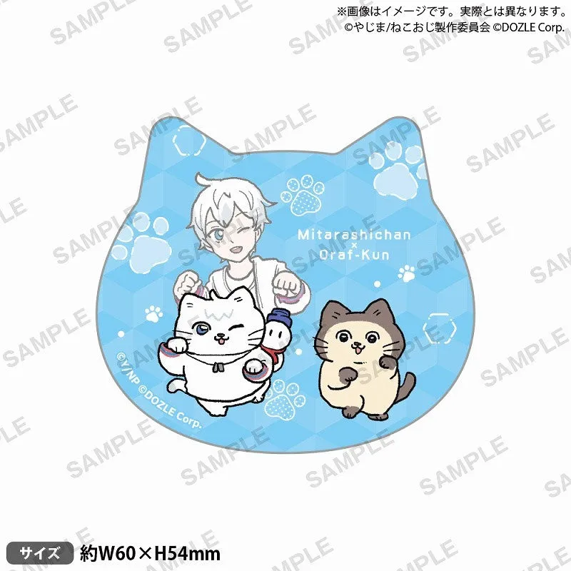 neko-ojisan-x-dozle-sticker-mitarashi-chan-orafu-kun-5-5x6cm image 1
