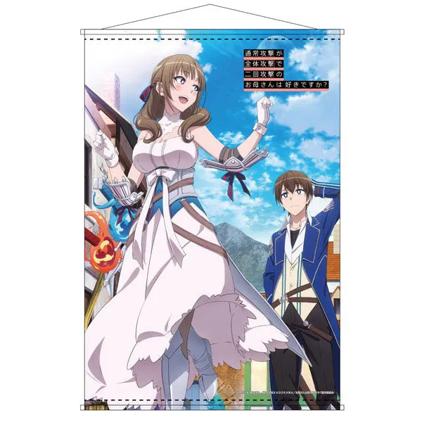 do-you-love-your-mom-wallscroll-b2-mamako-stoffposter image 1