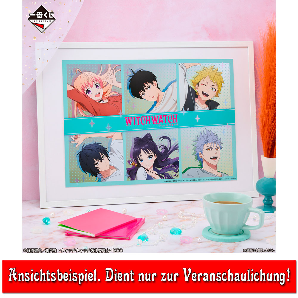 kameco-poster-witch-watch-metallic-art-board-last-prize-kuji-din-a3 image 2