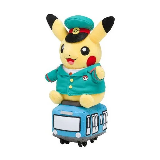 kameco-pl-schfiguren-pokemon-train-pikachu-pl-schfigur-25cm image 1