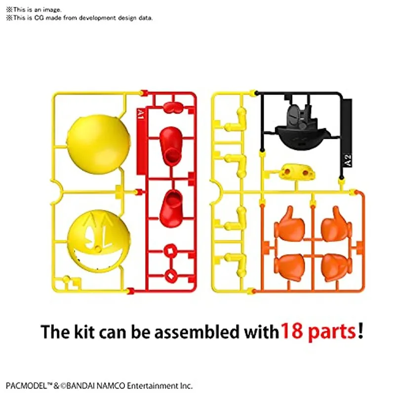 bandai-pac-man-entry-grade-modellbausatz-classic image 3