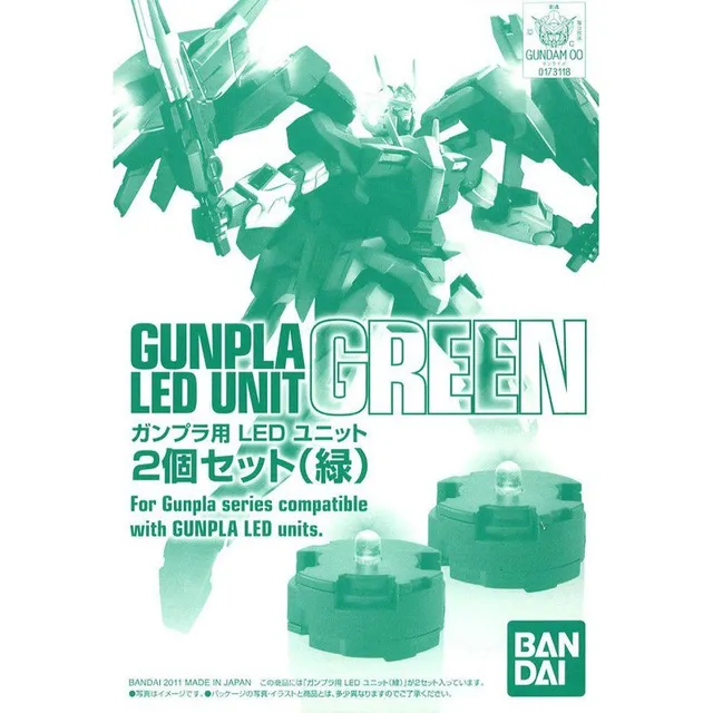 bandai-gundam-led-unit-gr-n-2-st-ck-modellbau-zubeh-r-set image 1
