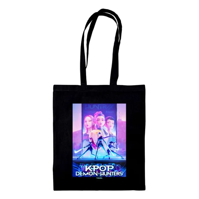 kameco-kpop-demon-hunters-huntr-x-tragetasche-35x41-baumwolle image 1