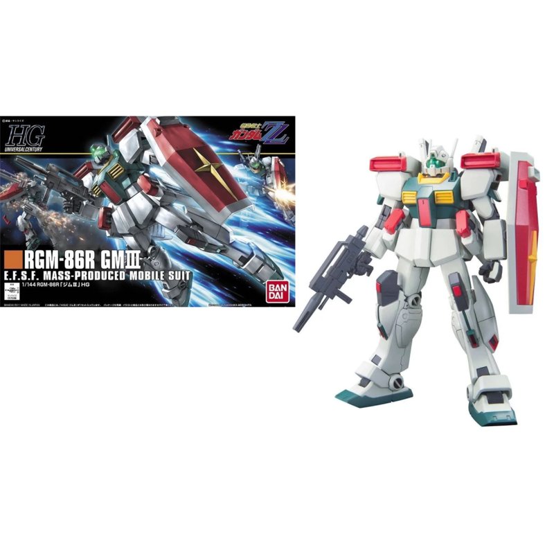 bandai-gundam-hguc-126-gm-iii-gunpla-modellbausatz-1-144 image 3