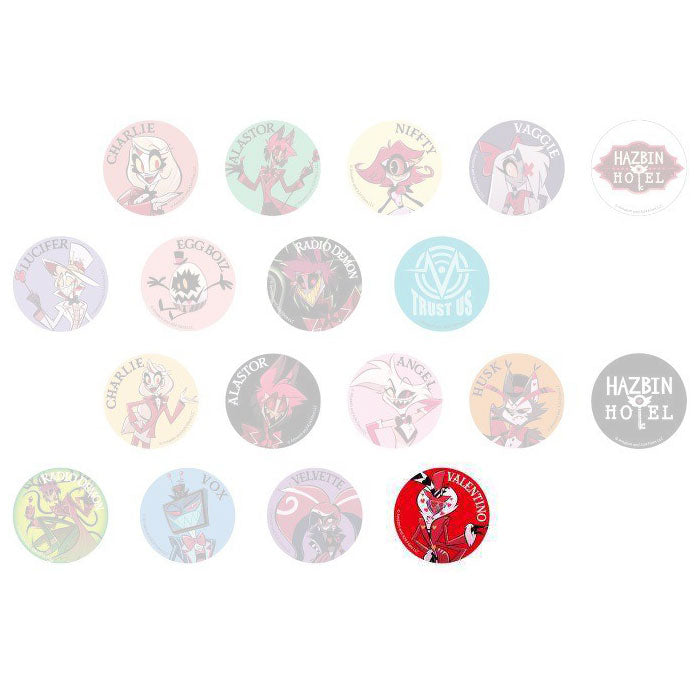 hazbin-hotel-black-balloon-valentino-button-5-6cm image 1