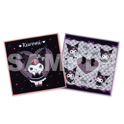 sanrio-kuromi-lolita-in-black-handtuch-set-23x23-cm image 2