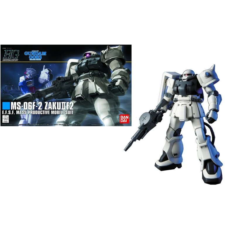 bandai-hguc-107-f2-zaku-earth-federation-1-144-bausatz image 2