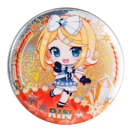 kameco-vocaloid-rin-button-snow-miku-2025-kuji-5-cm image 1