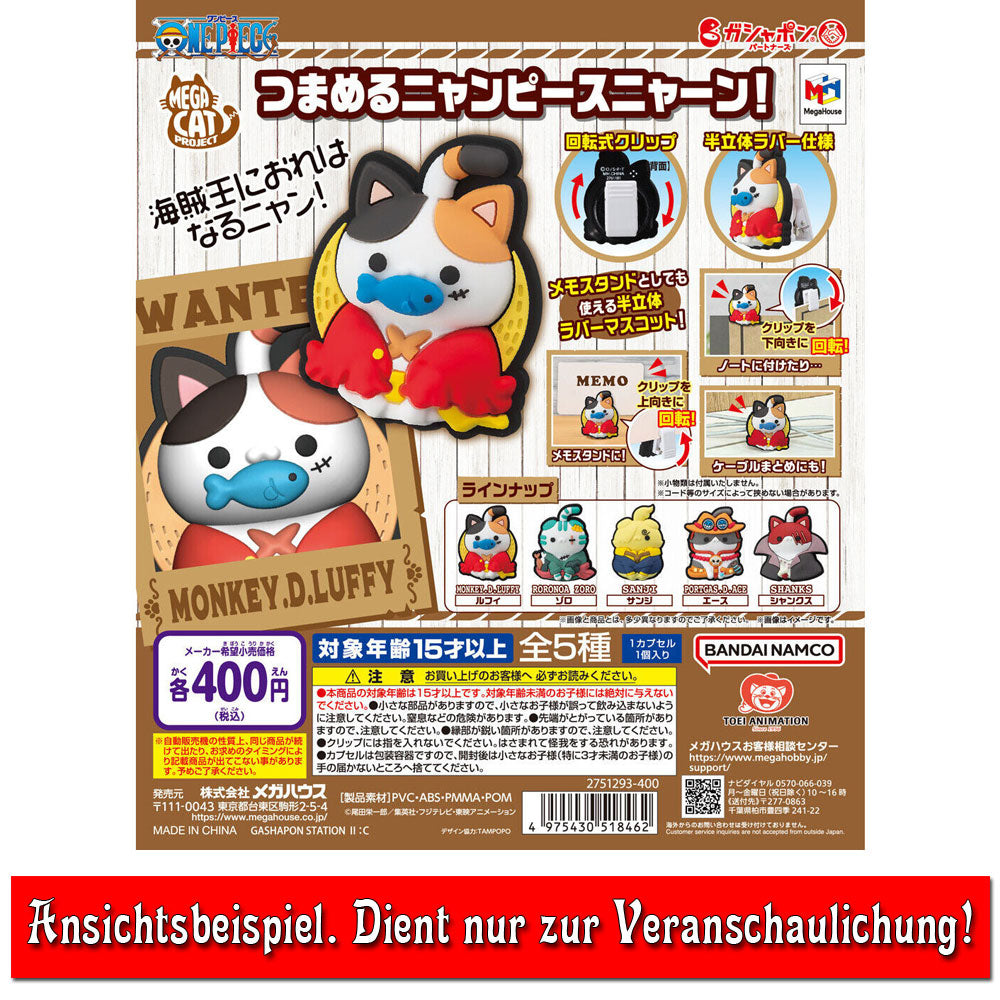 kameco-one-piece-nyan-piece-clip-sanji-anh-nger-4-5cm image 2