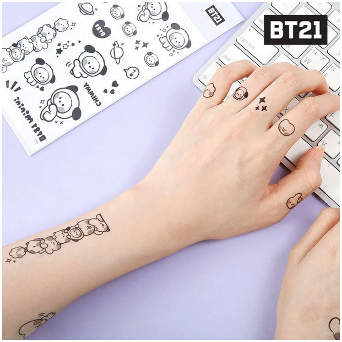 bt21-minini-tattoo-stickerbogen-cooky-18-5-cm image 3