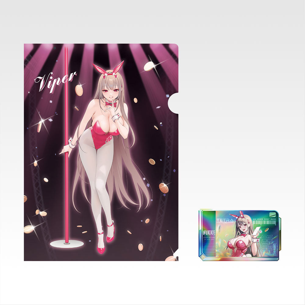 kameco-nikke-viper-clearfile-sticker-chapter-5-kuji-a4 image 1