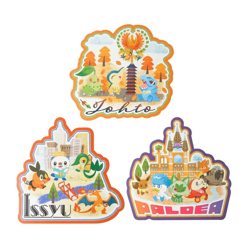 pok-mon-pokemon-s-journey-postkarten-set-3er-set-johto-einall-paldea image 1