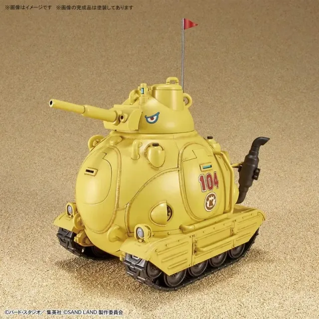 bandai-sand-land-tank-104-1-35-modellbausatz-panzer image 1