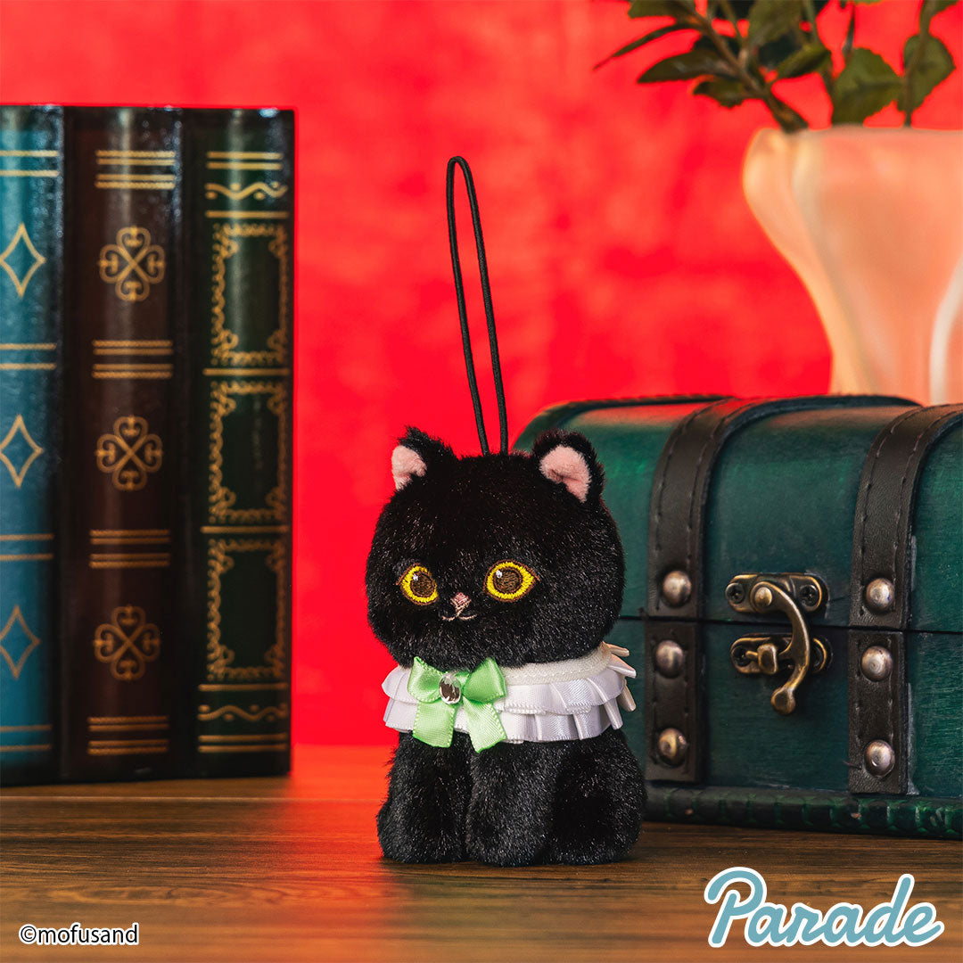 mofusand-kuro-nyan-pl-schanh-nger-gr-n-10-cm-mascot image 2
