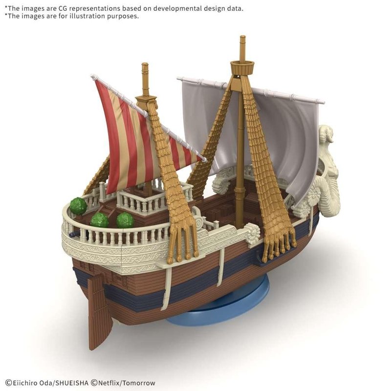bandai-one-piece-hg-grand-ship-collection-going-merry-modell-netflix image 2