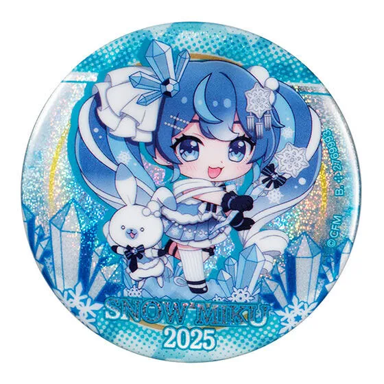 vocaloid-hatsune-miku-button-snow-miku-2025-kuji-5-cm image 1