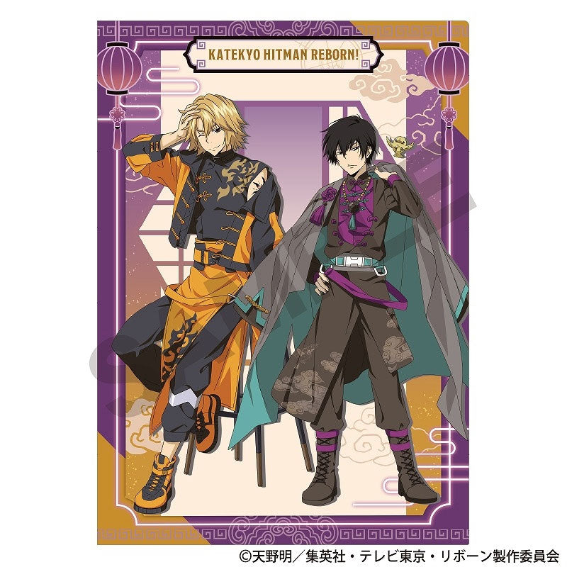 katekyo-hitman-reborn-kyoya-dino-clearfile-china-din-a4 image 1