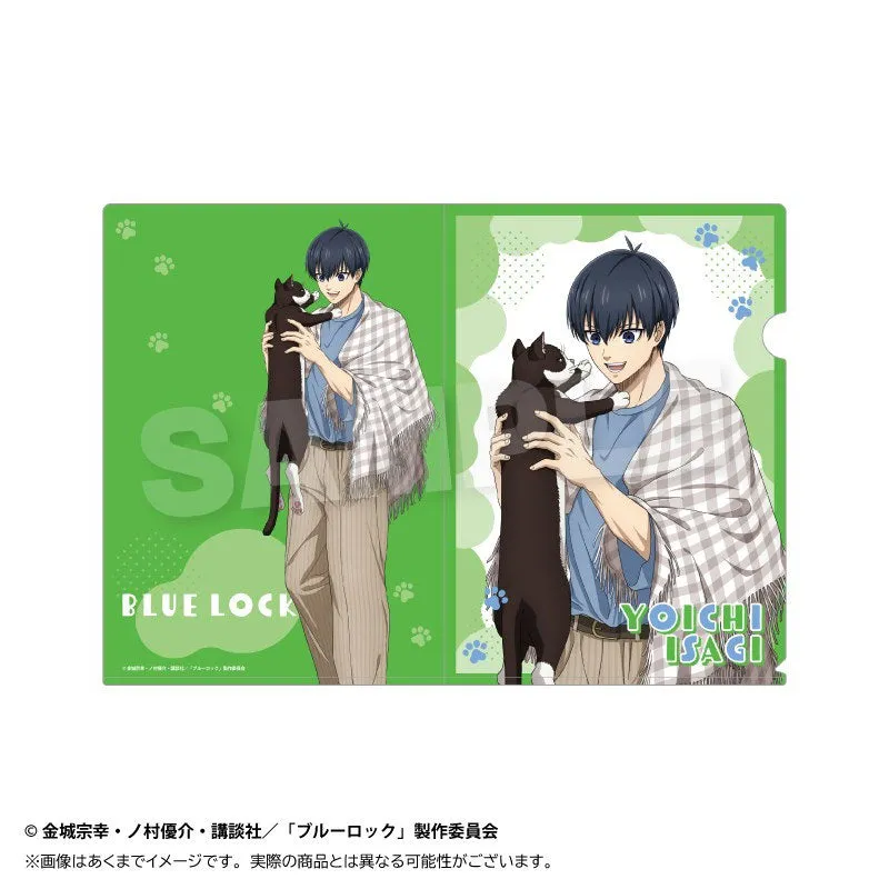 blue-lock-isagi-clearfile-playing-with-cats-din-a4-sammelmappe image 1