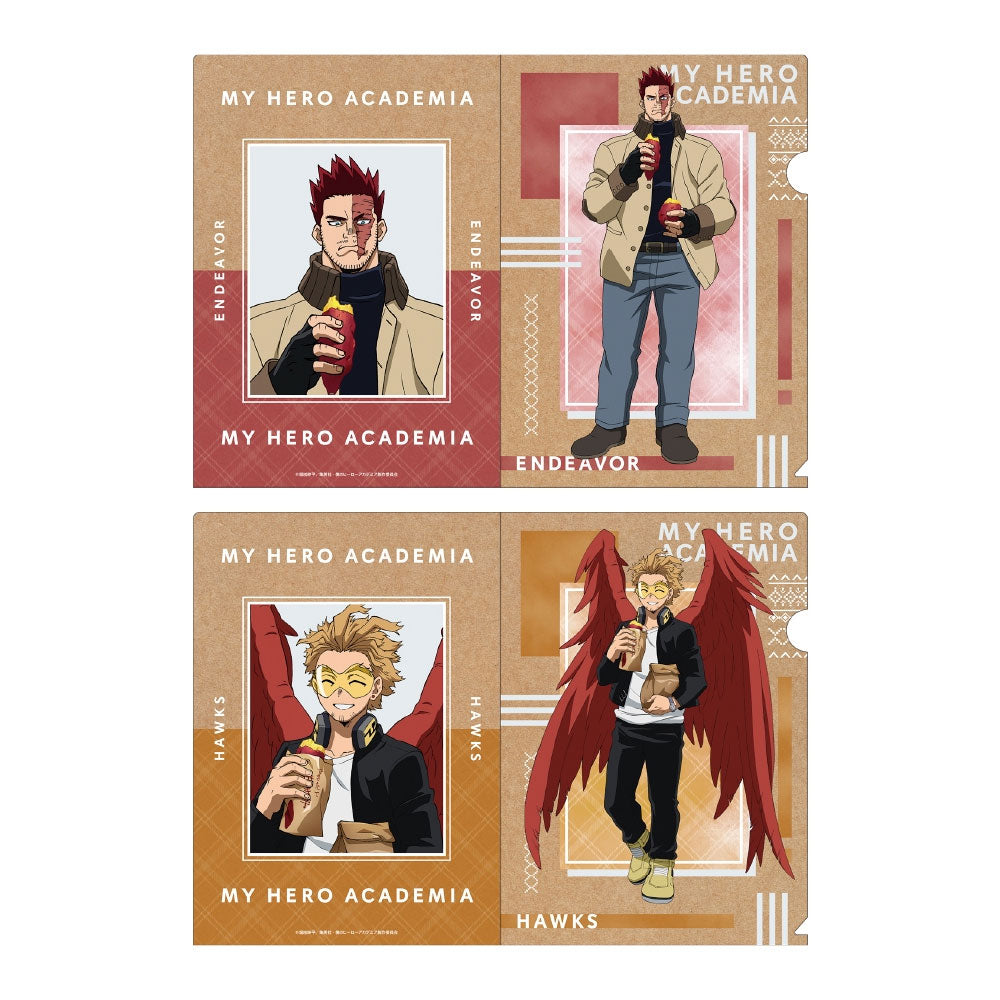 kameco-clearfiles-my-hero-academia-endeavor-hawks-clearfile-set-a4 image 1