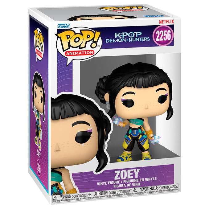 kpop-demon-hunters-funko-pop-figur-zoey-9-cm-vinyl image 2