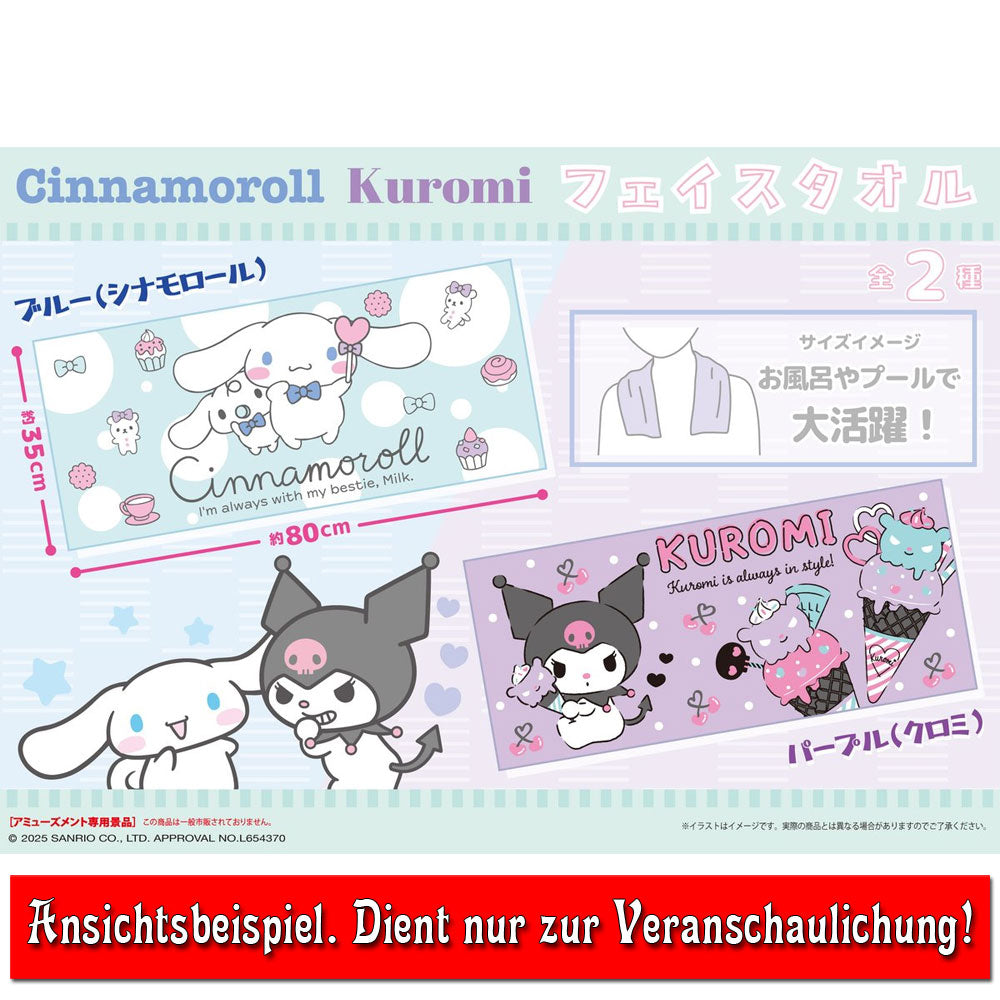 kameco-t-cher-sanrio-kuromi-handtuch-baumwolle-35x80-cm image 2