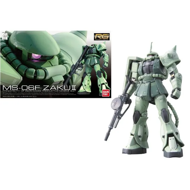 bandai-rg-ms-06f-zaku-ii-nr-04-modellbausatz-1-144 image 1